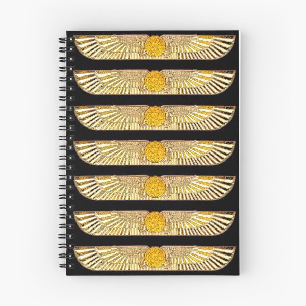 Aperçu de l'œuvre Disque solaire ailé égyptien doré (modèle) créée et vendue par TheEditrix.