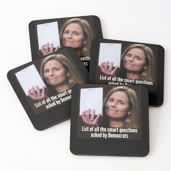 Item preview, Funny Amy Coney Barrett Holding Up Notepad  designed and sold by Jennifer Church.
