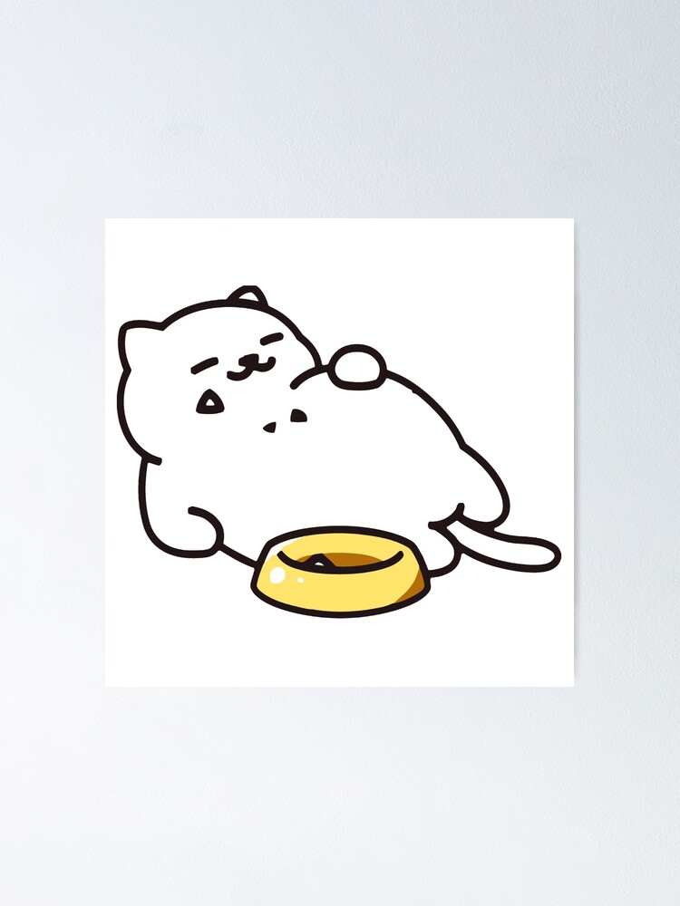 "Neko atsume Tubbs cat" Poster for Sale by biteki Redbubble