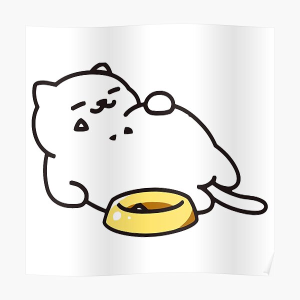 Neko atsume - Tubbs cat Poster