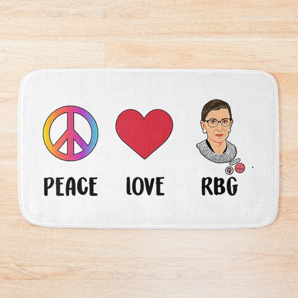 Item preview, Peace Love RBG Notorious Ruth Bader Ginsburg Camiseta designed and sold by RBG1933Tee.