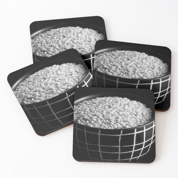 Item preview, Delicious Red Lentils BW designed and sold by Elisabeth Lucas.