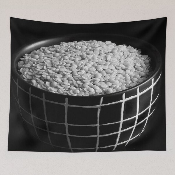Item preview, Delicious Red Lentils BW designed and sold by Elisabeth Lucas.