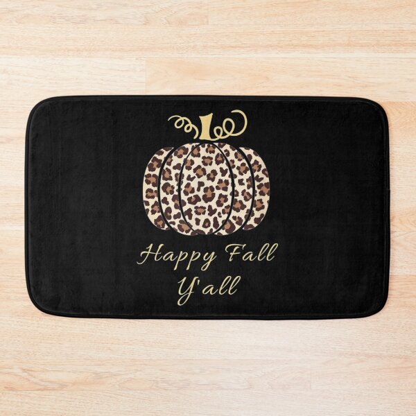 Item preview, Happy Fall Yall Leopard Print Pumpkin designed and sold by MarcMolinaro.