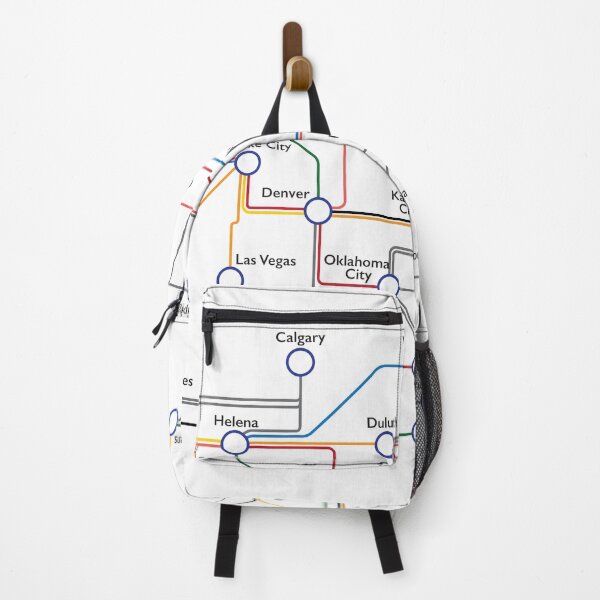 Item preview, US Railroad - Ticket To Ride - Subway Map designed and sold by brainthought.