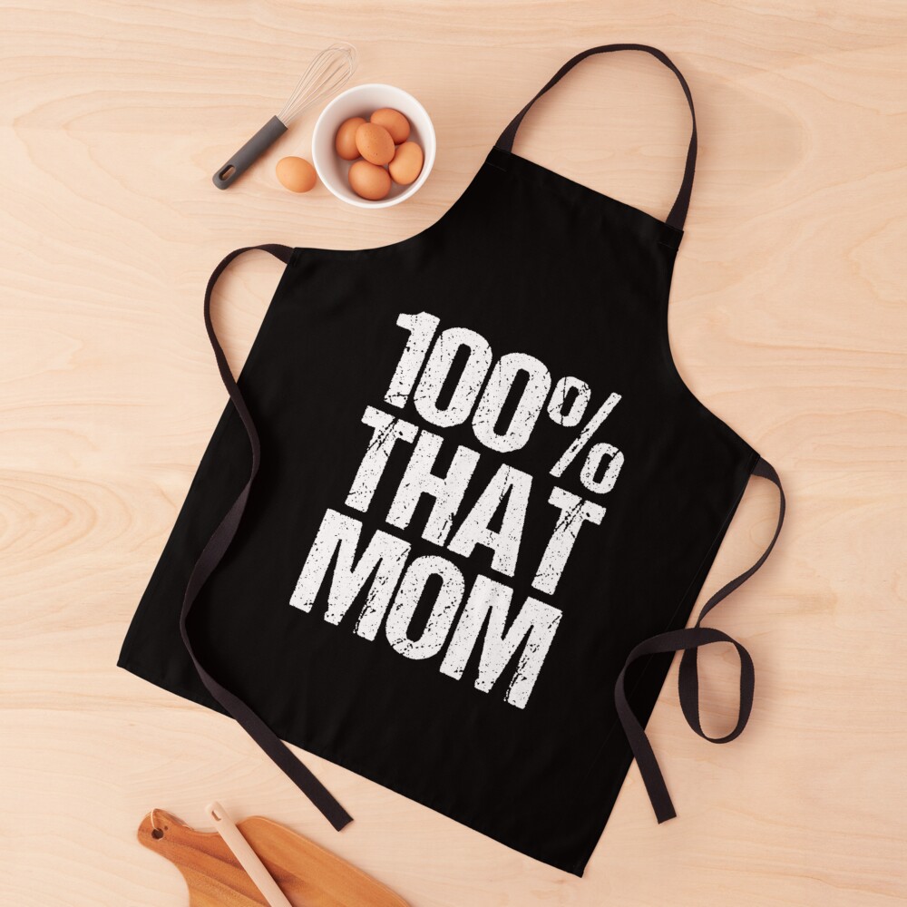 SUNENAT Funny Mother's Day Gift Apron Best Mom in the World