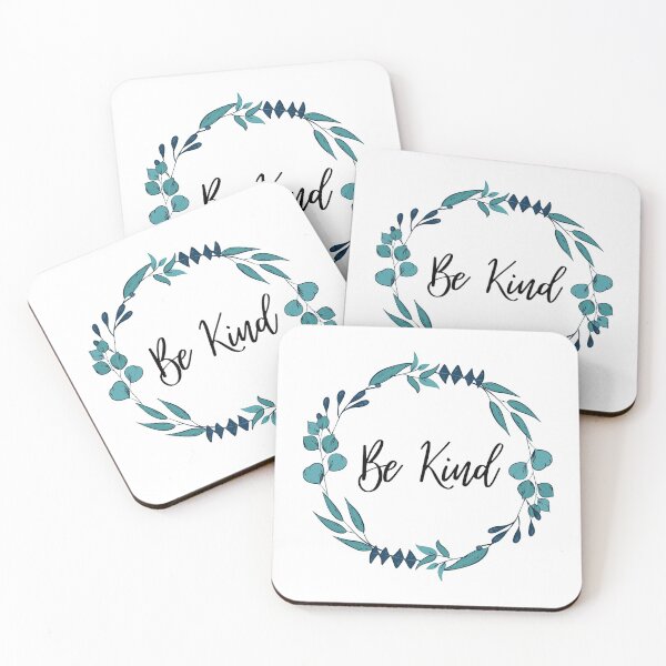 Item preview, Be Kind teal wreath designed and sold by VondasCreations.