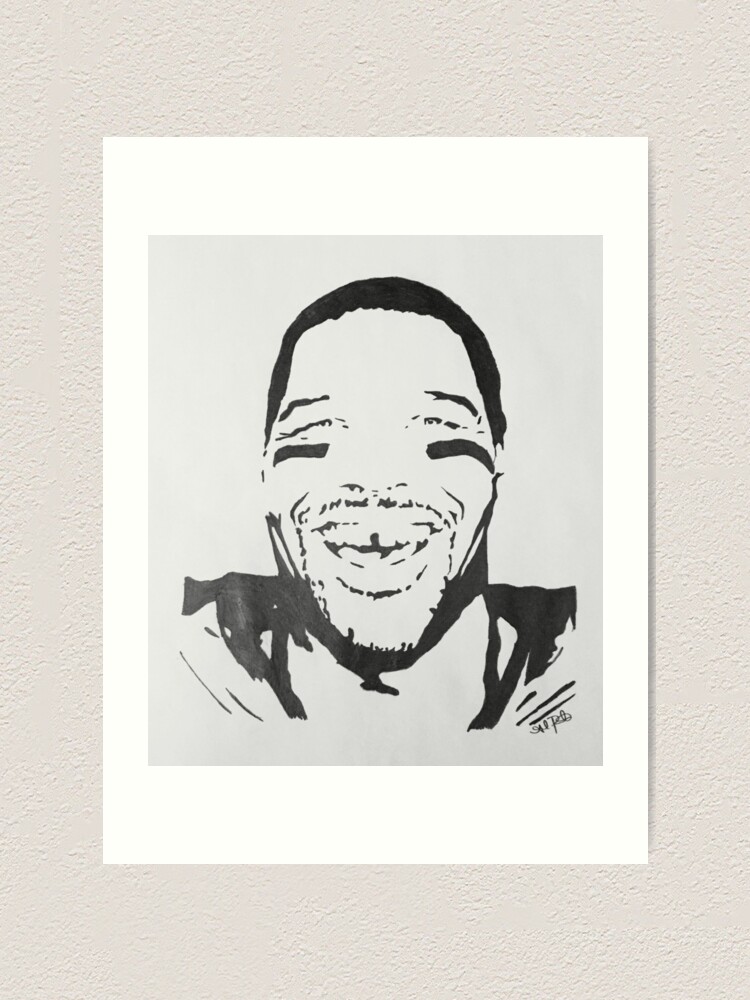 Michael Strahan New York Giants Football Illustrated Art 