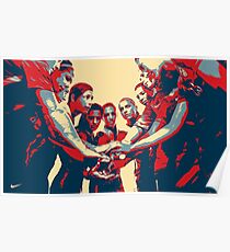 USWNT Huddle Poster