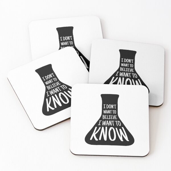 Item preview, I don't want to believe. I want to know (black) designed and sold by Daniel Lomelí.