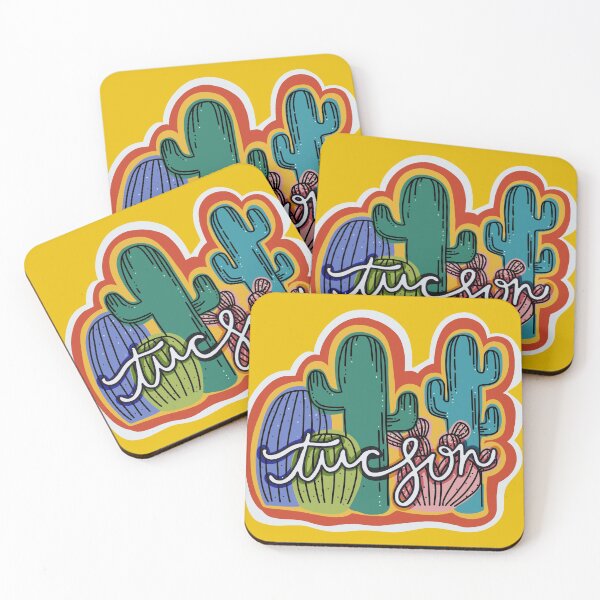 Item preview, tucson arizona - colorful cactus designed and sold by amikhael.
