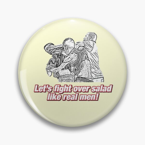 Item preview, Let's fight over salad like real men! designed and sold by suranyami.
