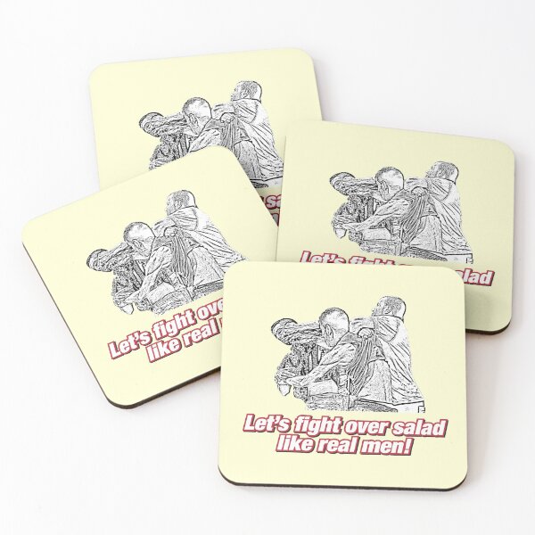 Item preview, Let's fight over salad like real men! designed and sold by suranyami.