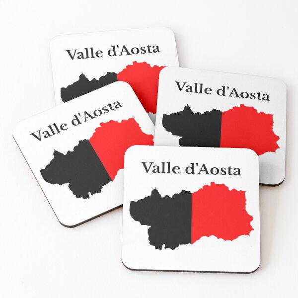 Item preview, Aosta Valley Map flag, Italy, Italian Region. designed and sold by marosharaf.