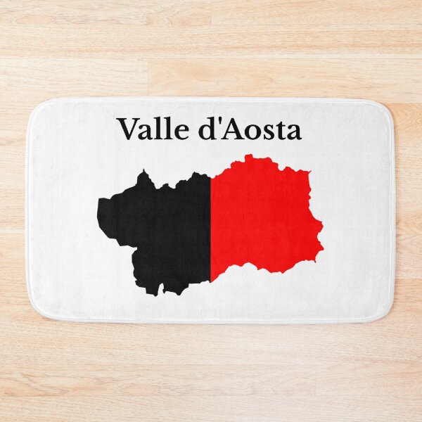Item preview, Aosta Valley Map flag, Italy, Italian Region. designed and sold by marosharaf.