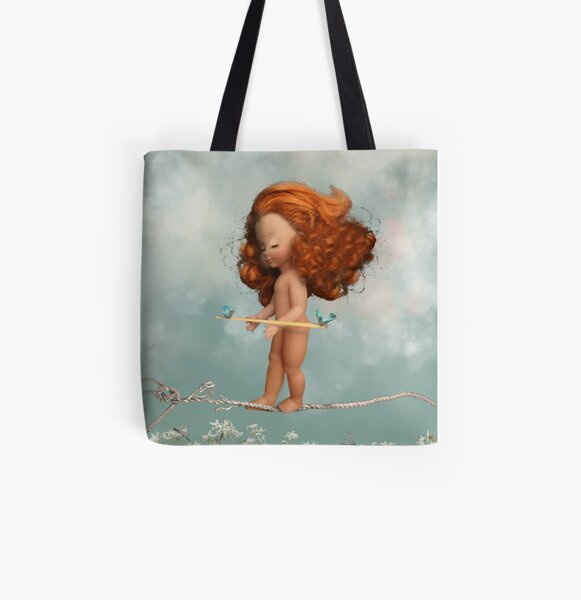 Frayed Knot All Over Print Tote Bag