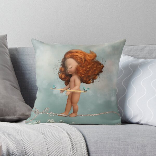 Frayed Knot Throw Pillow