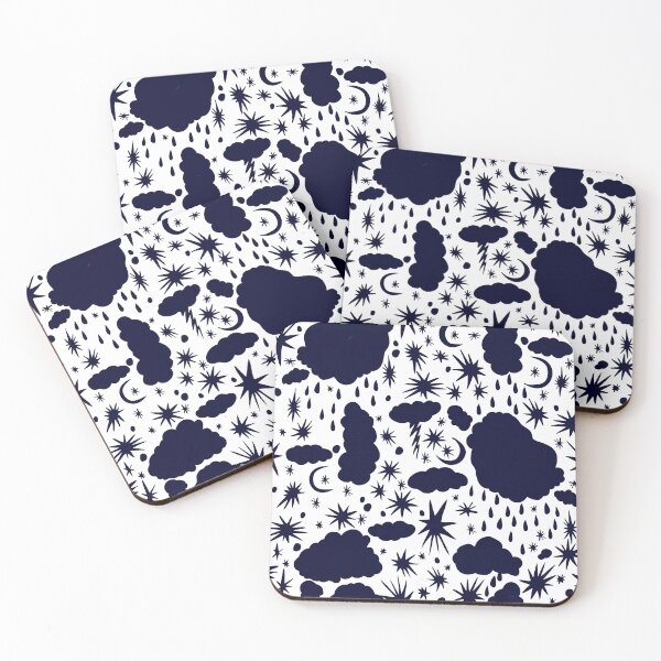 Item preview,  Hand drawn stylish mininal nigth sky seamless pattern.  designed and sold by FENIO.
