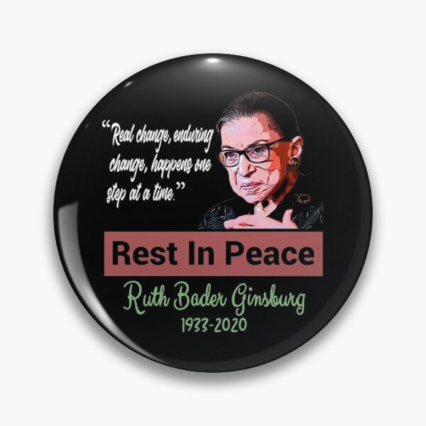 Item preview, RBG Ruth Bader Ginsburg RIP 1933 - 2020 Vintage T-Shirt designed and sold by RBG1933Tee.
