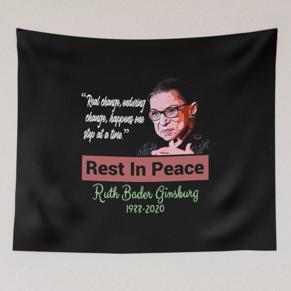 Item preview, RBG Ruth Bader Ginsburg RIP 1933 - 2020 Vintage T-Shirt designed and sold by RBG1933Tee.