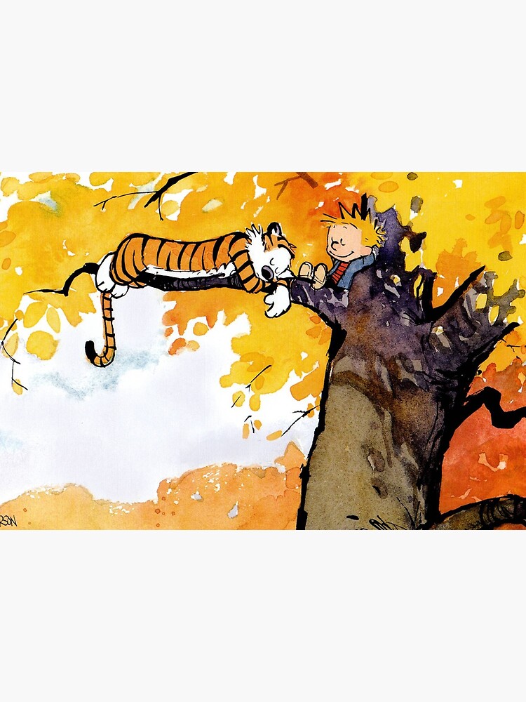 Discover Calvin And Hobbes Bill Watterson Canvas Wall Art Print Cute Kids Decor Canvas