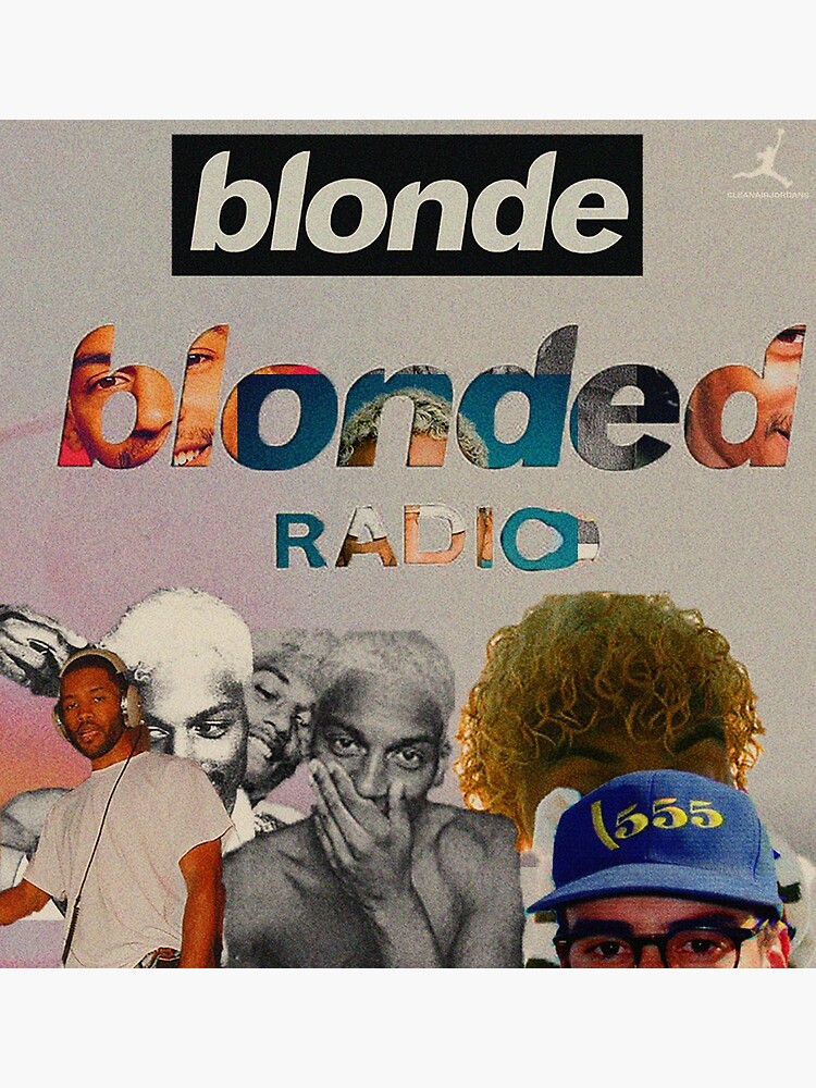 Frank Ocean Blonded Poster Poster By Ror1199 Redbubble