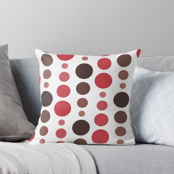 Artikelvorschau, Rote und braune geometrische Flecken entworfen und verkauft von CJAura by Claire Jane Johnson.