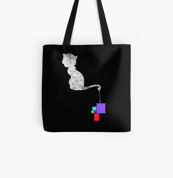 Loft Cat All Over Print Tote Bag