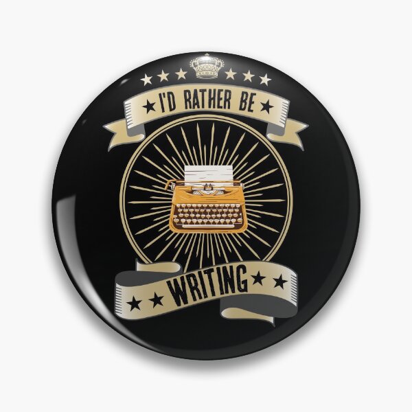 Item preview, I'd Rather Be Writing author gift writers gifts designed and sold by Grimbart.