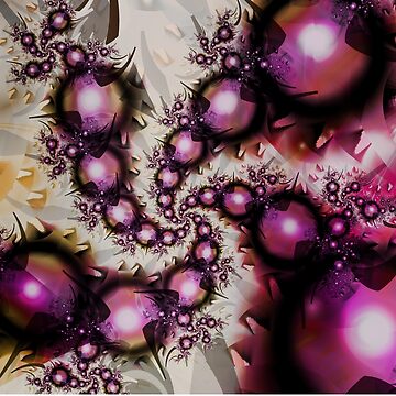 Artwork thumbnail, Yellow Pink Spiral Art by Garret Bohl