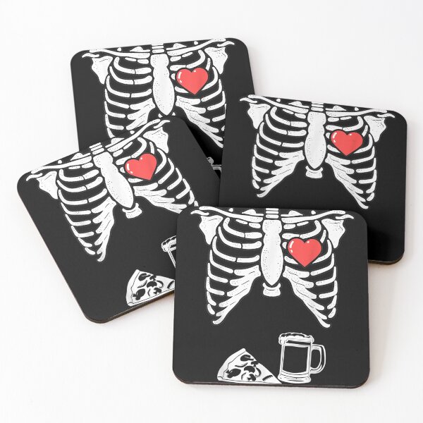 Item preview, Skeleton Pregnancy Pizza Beer Xray Funny Halloween Soon Dad designed and sold by davidtornado22x.