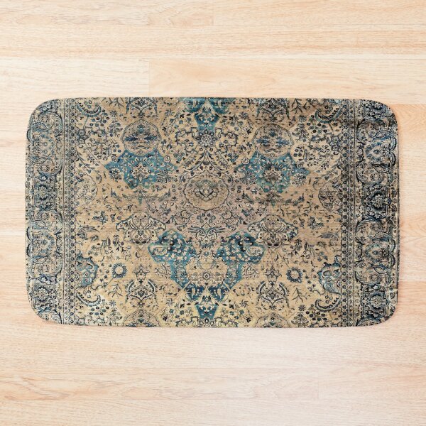Item preview, Antique Persian Kirman Rug Print designed and sold by Vicky Brago-Mitchell®.