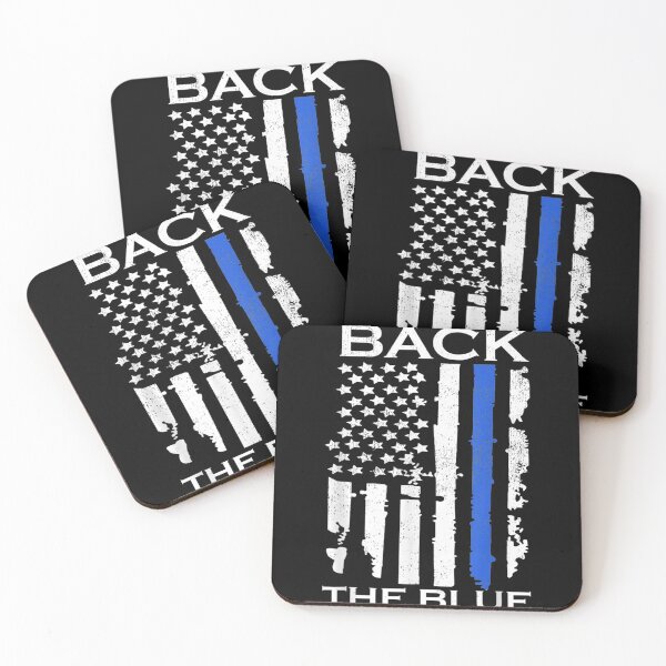 Item preview, Thin Blue Line Back the Blue American Flag Police Support designed and sold by davidtornado22x.