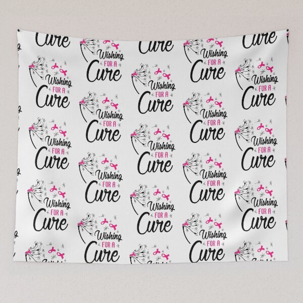 Item preview, Wishing for a Cure-Breast Cancer awareness designs gift for survivors designed and sold by BRtisticDesigns.