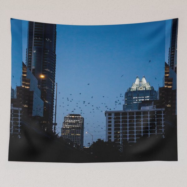 Item preview, Bat City Vaporwave Blues designed and sold by JLPhotographer.