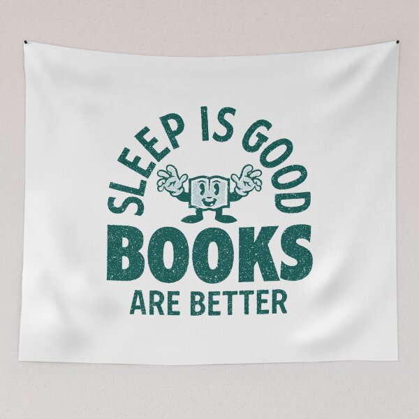 Item preview, Sleep Is Good, Books Are Better designed and sold by Chai Jeffery.