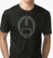 Vector Football - Mesh (Black) Tri-blend T-Shirt