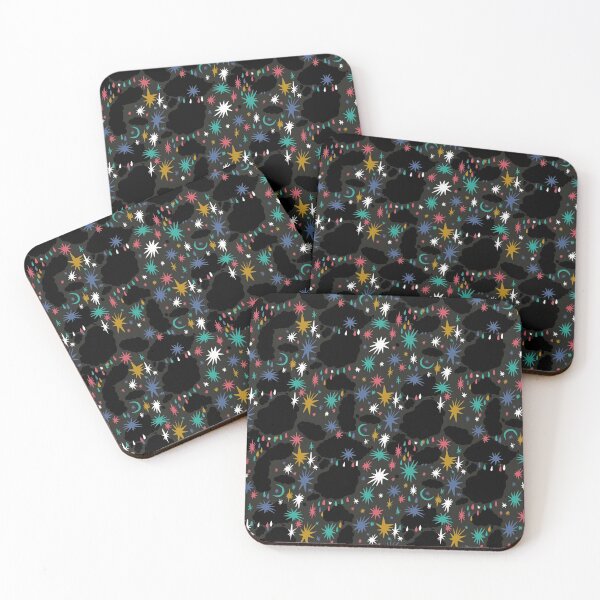 Item preview, Hand drawn stylish mininal nigth sky seamless pattern.  designed and sold by FENIO.