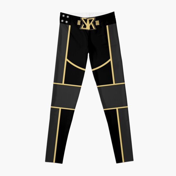 Seth Rollins inspired Black/Gold Wresltemania 31 2015 Leggings