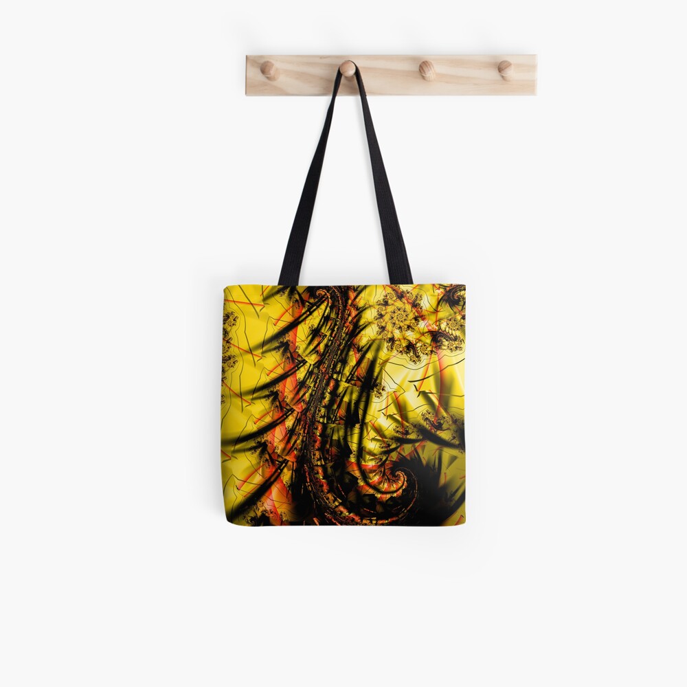 Yellow Symbol Art Design Tote Bag