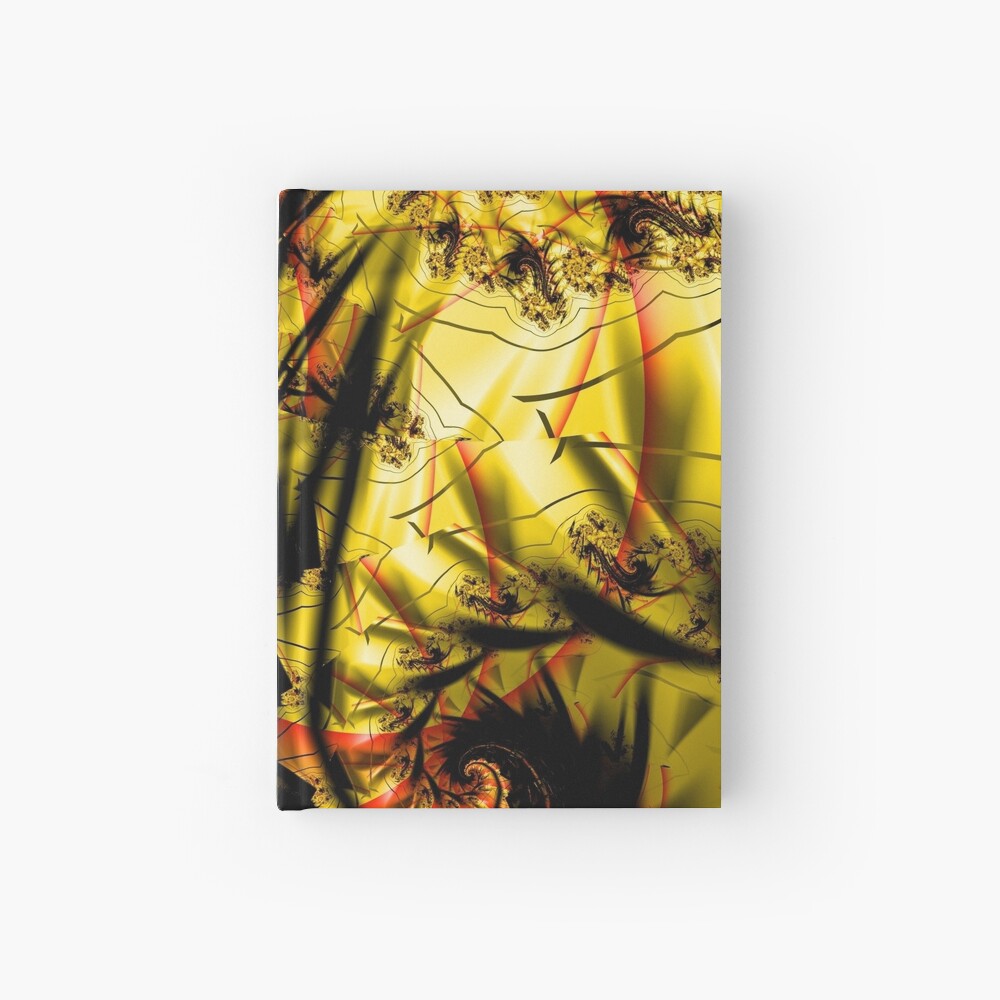Yellow Symbol Art Design Hardcover Journal