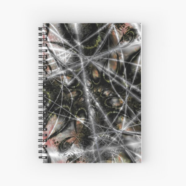 Spider Web Spiral Notebook