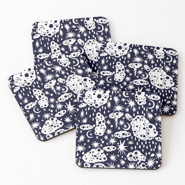 Item preview, Hand drawn stylish mininal nigth sky seamless pattern.  designed and sold by FENIO.