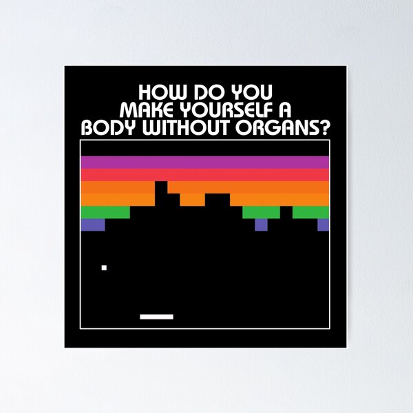 Item preview, 8-bit Body Without Organs designed and sold by AcidHorizon.