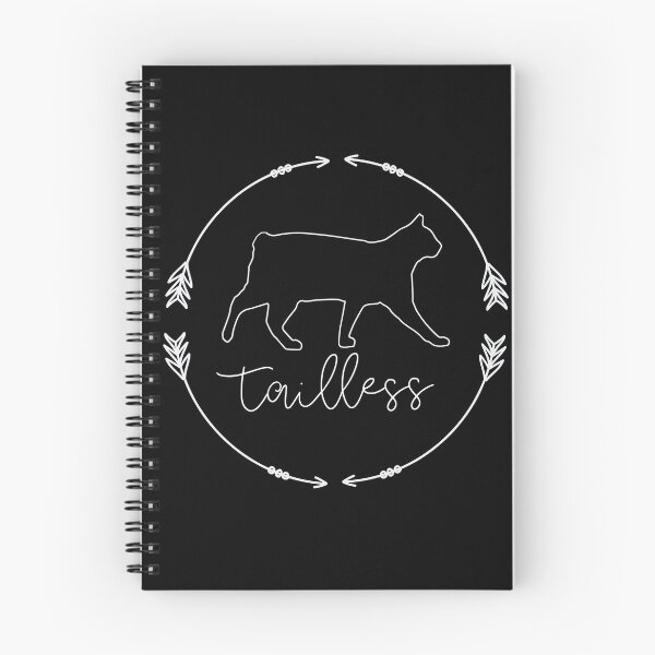 Item preview, Tailless No Tail Cat Fancy Outline - white designed and sold by MixedBagMerch.