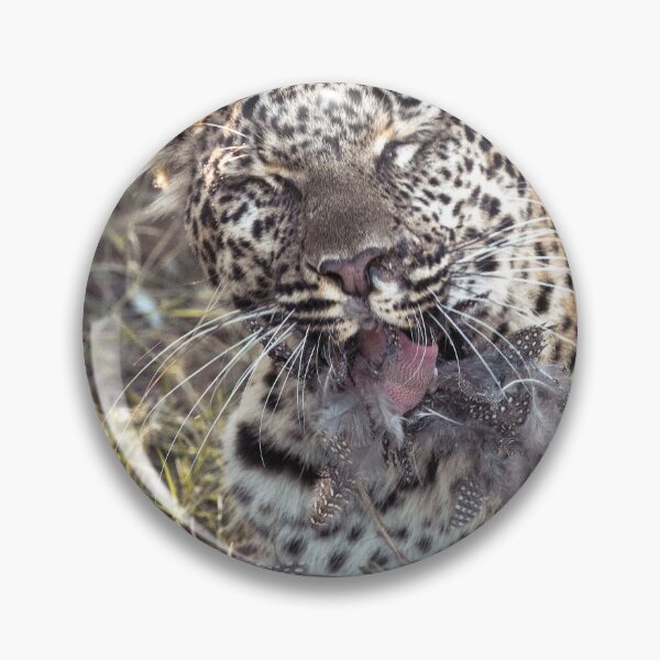 Item preview, Leopard having dinner designed and sold by Marylou Badeaux.