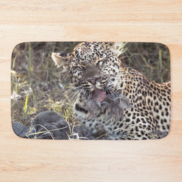 Item preview, Leopard having dinner designed and sold by Marylou Badeaux.