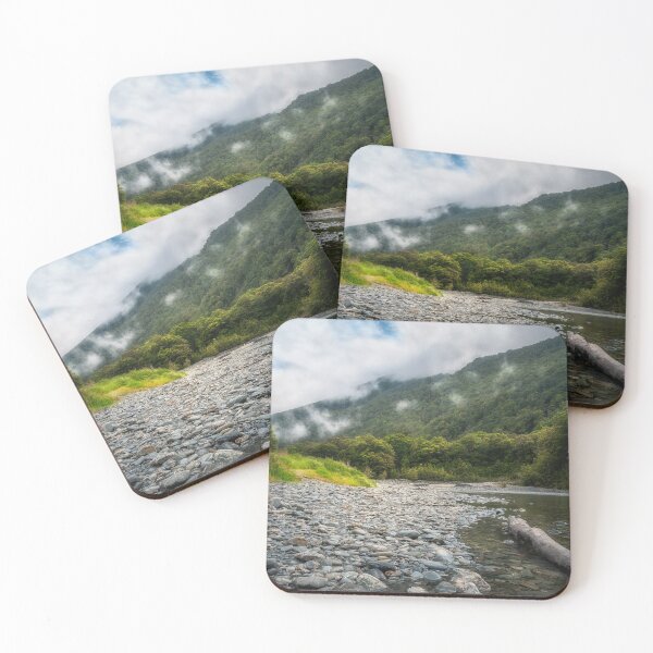 Item preview, Fog lifting up on the mountain at Fantail Creek in New Zealand designed and sold by Danielasphotos.