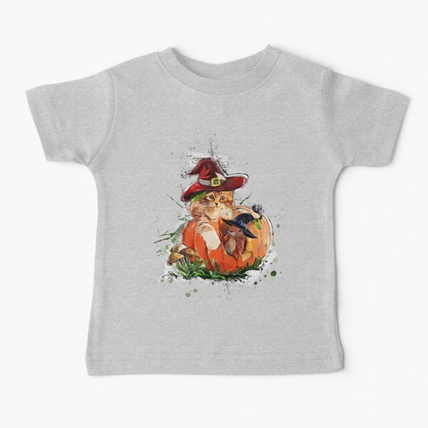 Item preview, Little Witch Cat and Squirrel in cute pumpkin designed and sold by MAZAX.