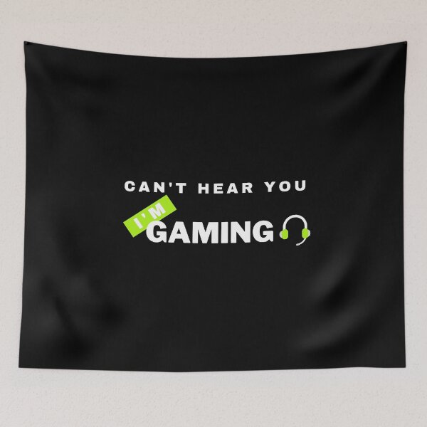 Item preview, Can't Hear You, I'm Gaming, Love Gaming V2 designed and sold by Nxt-Lvl-Awesome.